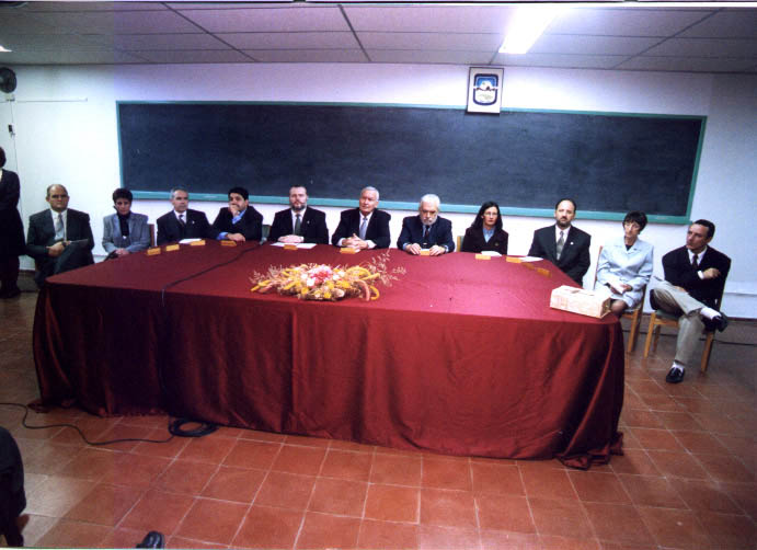Autoridades durante el Acto