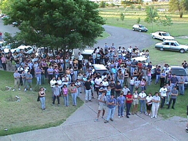 Vista de los ingresantes