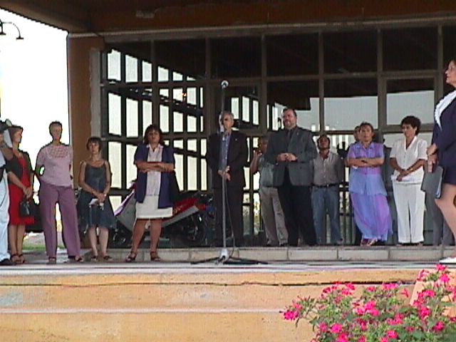 Autoridades durante el Acto